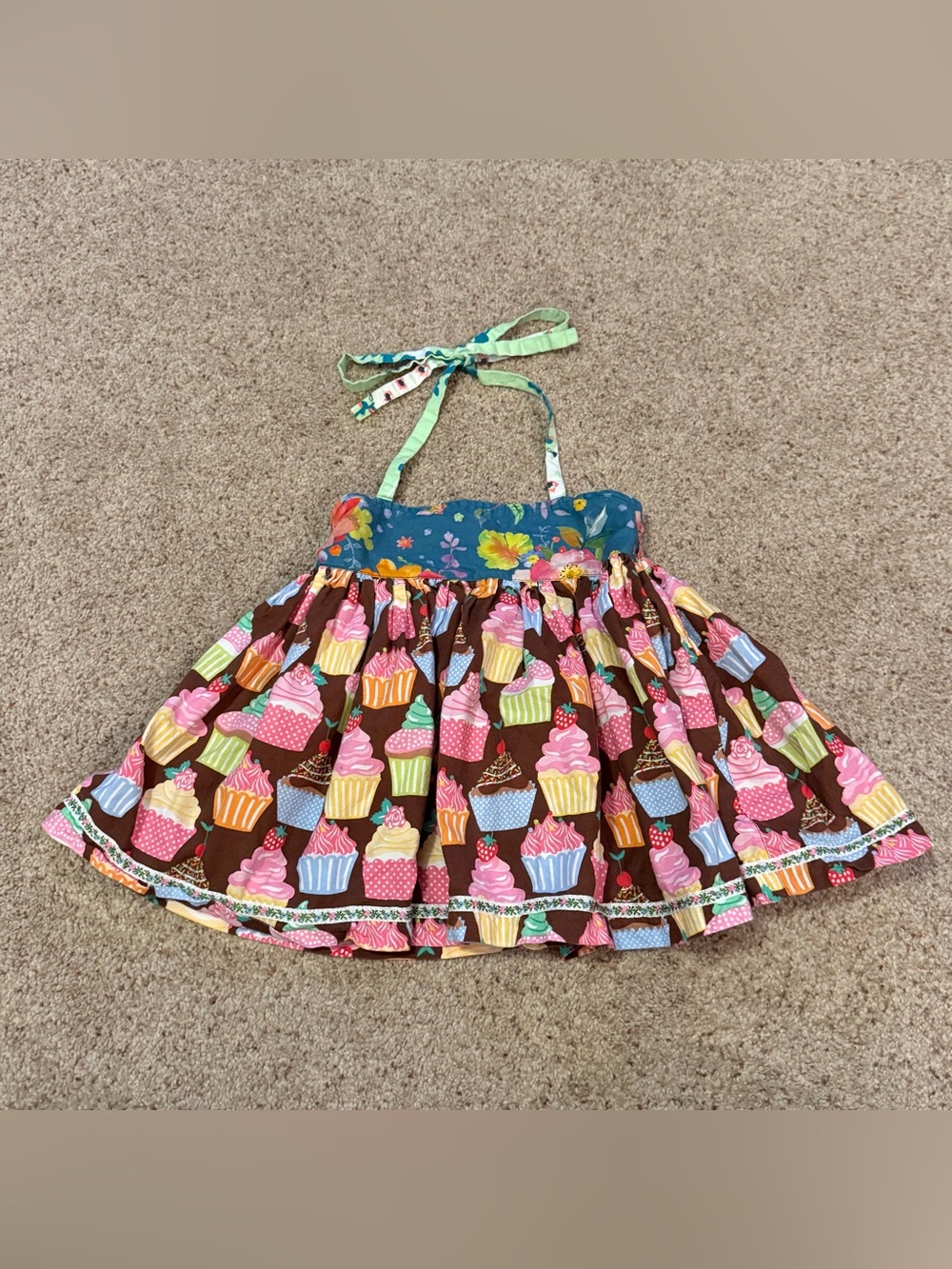 Matilda Jane Platinum Ellie Top Cupcakes Birthday Size 6